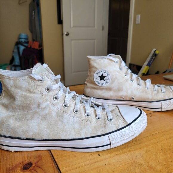 Converse Chuck Taylor Desert Camo / Earth Dye High Tops - Size 12, Earth Tone - Picture 1 of 5